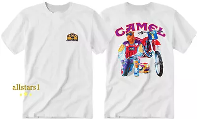 Vintage 1993 Camel Super Cross Short Sleeve T-shirt Double Sided Q43810 • $21.95