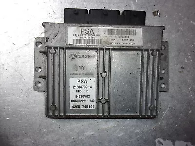 Citroen C2 C3 1.4 SAGEM S2PM-380 ECU 9654528280 9642222380 • £14.95