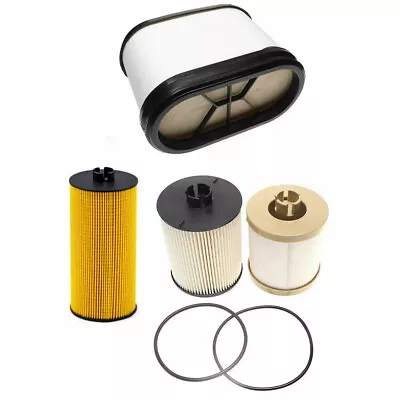 For 08-10 Ford 6.4L Powerstroke Diesel Truck  Oil Air Fuel Filter Kit • $35.27