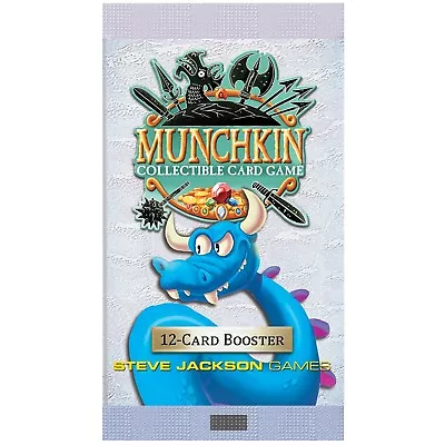 Munchkin Collectible Card Game Booster Pack NEW 12 Cards Fun Kids Teens Adults • $9.99