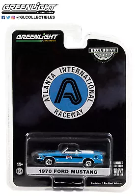 Greenlight 1970 Ford Mustang Convertible Atlanta Intl. Raceway Pace Car 30363 • $11