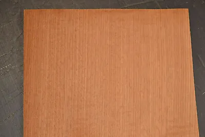 Makore Raw Wood Veneer Sheet   10 X 30 Inches 1/42nd Thick              C6776-7 • $6.49