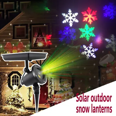 $45.99 • Buy Waterproof Outdoor Christmas Lights Laser Solar Power Star Light Projector Xmas