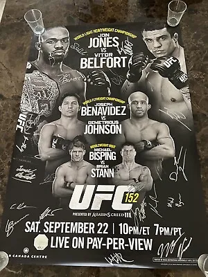 Official UFC 152 Jon Jones Vs Vitor Belfort Signed Event Poster SBC MMA • $1499.99