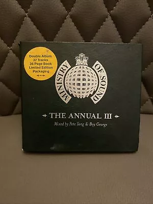 Ministry Of Sound The Annual Vol. 3 Mixed By Pete Tong & Boy George Double CD • £7