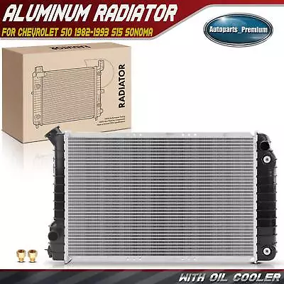 Radiator W/ Trans Oil Cooler For Chevrolet S10 1982-1993 S15 1982-1990 Sonoma • $84.99