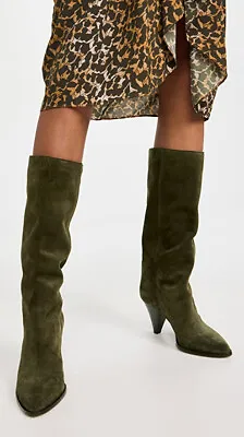 ISABEL MARANT Rouxy Suede Boots Sz IT39/US9 • $650