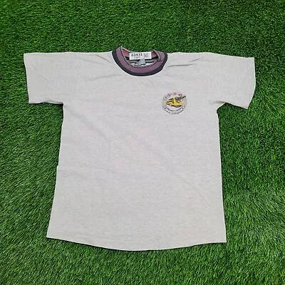 Vintage 1991 JIMMY'Z Surfer Van Surfboard Shirt M-Short 19x24 Gray Enthusiast • $128.77