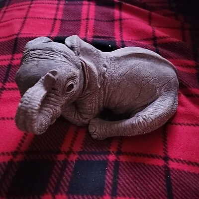 Elephant Figurine Marty Style Gray 1989 • $39.99