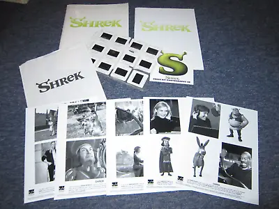 SHREK Movie Press Kit Mike Myers Eddie Murphy COMPLETE CD ROM 5 Photos 12 Slides • $19.95