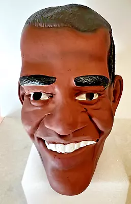 2008 Disguise Barack Obama Latex Mask Halloween Election Politics Fun Cosplay • $19.99