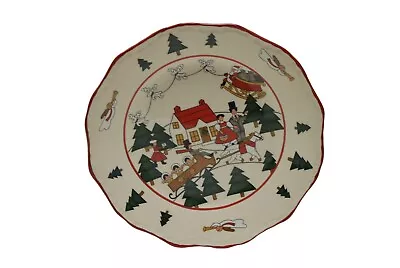 Masons Ironstone Christmas Village 7 7/8  Salad Plate  • $28.99