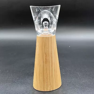 Vintage Mr Dudley 7  Pepper Salt Mill Grinder Acrylic/Wood Bamboo Look • $14.99