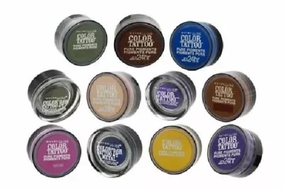 Maybelline Color Tattoo 24 Hour Pure Pigments Eyeshadow ~ Choose Shade • $6.88