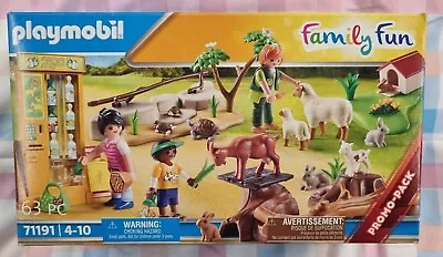 Playmobil Family Fun 71191 Petting Zoo Farm Promo-Pack Animal Toys NEW • £15