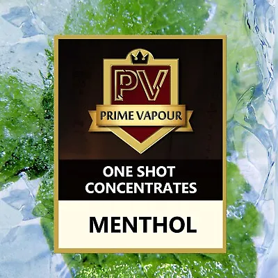  Menthol One Shot Concentrate  E Liquid Flavouring - 100ml  Diy Vape Juice Mix • £14.99