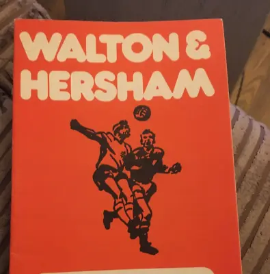 Walton & Hersham V Corinthian Casuals 1977/78 IL • £3.49