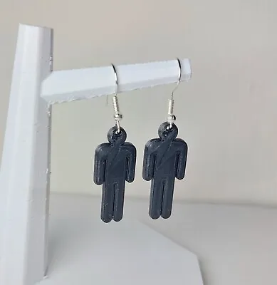 Mens Toilet Sign Earrings Novelty Funny Gift Jewellery • £2.99