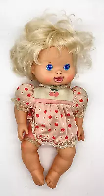 Vintage Kenner~BABY ALL GONE~ Blue Eyed Blonde Soft Body Doll. 1991 • $15