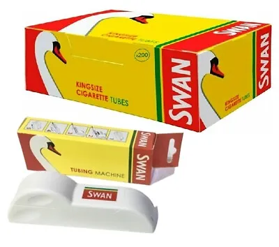 £7.95 • Buy SWAN EMPTY TUBES Tips Filling Machine KING SIZE Make Your Own Cigarette
