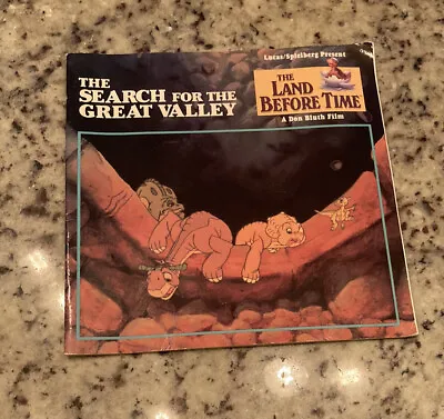 $4.99 • Buy The Land Before Time The Search For The Great Valley Story Book 1988 Spielberg