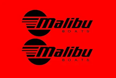 Malibu Boats Sticker - 2x (Pair) • $5.95