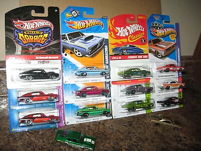 $59.99 • Buy Hot Wheels Lot Of 14 1968 Plymouth Barracuda Hemi Cuda Formula S Variation '68