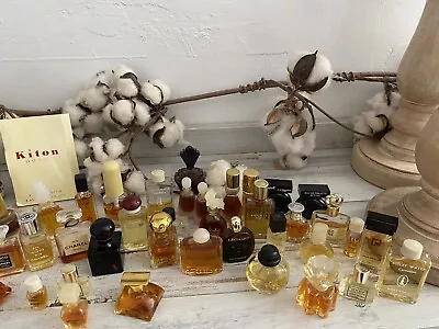 HUGE Lot Of 60 Vintage Perfumes/ Cologne Bottle Miniatures Chanel YSL Ralph Lau. • $85