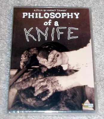 Philosophy Of A Knife DVD Cult Horror SOV Massacre Video Andrey Iskanov NEW • $29.99