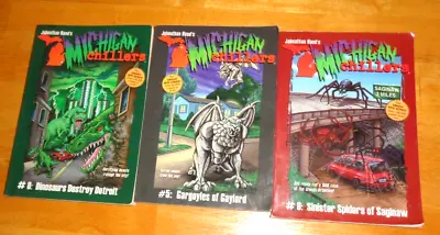 Michigan Chillers Johnathan Rand Paperback #5 #8 #9 Signed Very Good Condition • $8.99