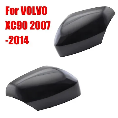 2Pcs Left&Right Side Rearview Mirror Cover Cap Housing For VOLVO XC90 2007-2014 • $46.05