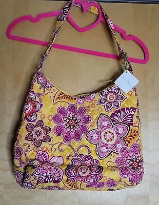 VERA BRADLEY NWT Lisa B Triple Zip Quilted Shoulder Bag Purse In Bali Gold👀 • $25