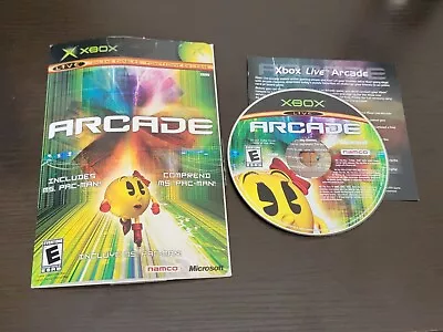 Ms. Pac-Man Arcade XBOX Live Online Disc Namco Original XBOX Microsoft • $13.95