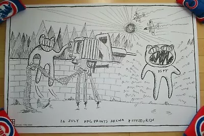 $69.99 • Buy RADIOHEAD Concert Tour Poster Print PITTSBURGH 7-26-18 2018 Stanley Donwood