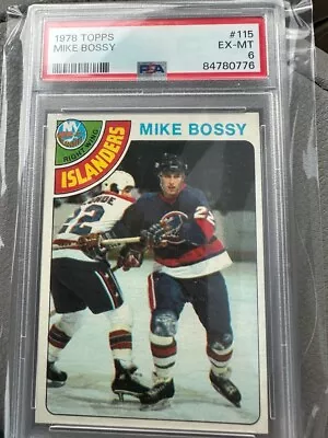 1978 Topps Mike Bossy #115  GRADED PSA 6 EX MT / Just Graded • $49.99