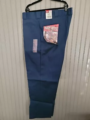 Dickies Men's 874 Size 40x30 Classic Original Fit Uniform Work Pants Navy Blue • $19.99