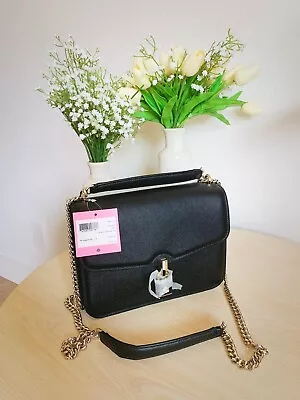 (PlsContactB4OfferBuy) Kate Spade Large Flap Locket Shoulder Leather Bag • £254.15