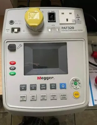 £190 • Buy Megger PAT 320 Appliance Tester In Bag