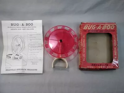 RARE Vintage NOS   BUG-A-BOO   Spinning Bug Deflector • $150