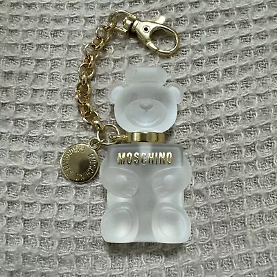 Moschino Fragrances Toy 2 Keychain Bag Charm Teddy Bear Perfume Bottle Shape • $28