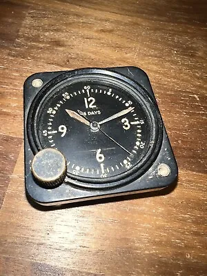 Old Ww2 Bulova Us Army Usaf Type A-11 Aircraft Cockpit Clock Af42 • £149.99