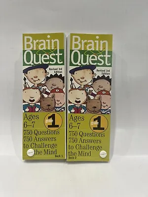 Brain Quest Learning Card Game For The Car 1st Grade Ages 6-7 • $4.95