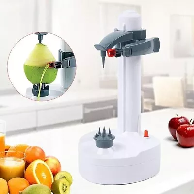 Electric Vegetable Fruit Peeler Auto Rotate  Potato Safe Peeling Machine • £17.99