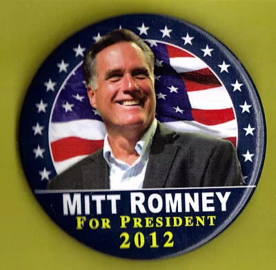 2012 Mitt Romney 2-1/4  / Presidential Campaign Button(Pin06) • $3.25