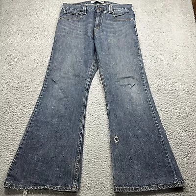 Levis 527 Jeans Mens 34x32 Medium Wash Blue Denim Boot Cut Cowboy Western Wear • $34.99