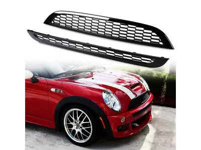 Painted Black Mesh Grille Grill For Mini Cooper 01-06 R50 R53 R53 BUMPER S • $115.82