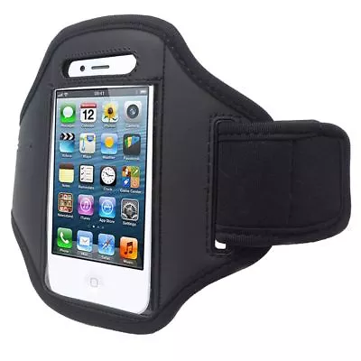 £1.95 • Buy Black Sport Gym Jogging Running Armband Pouch Holder Strap Cover Case For Phones