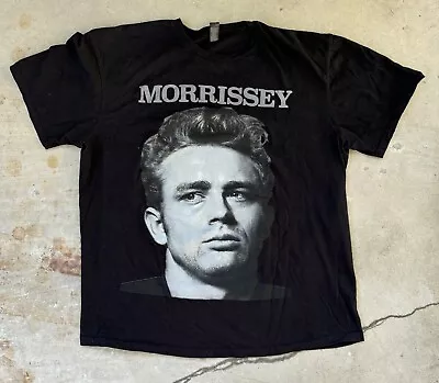 Morrissey 2022 N.A. Tour James Dean Big Face Graphic Retro T Shirt Men’s XL • $59.95