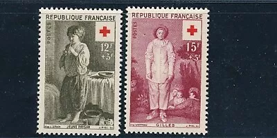 D393263 France MNH Red Cross Children 1956 • $1