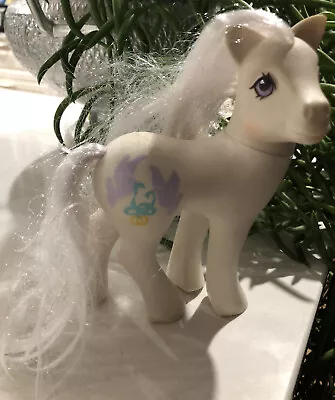  Pony Bride  My Little Pony G1 Hasbro 1989 (China) White Sparkle Mane Doves • $16.95